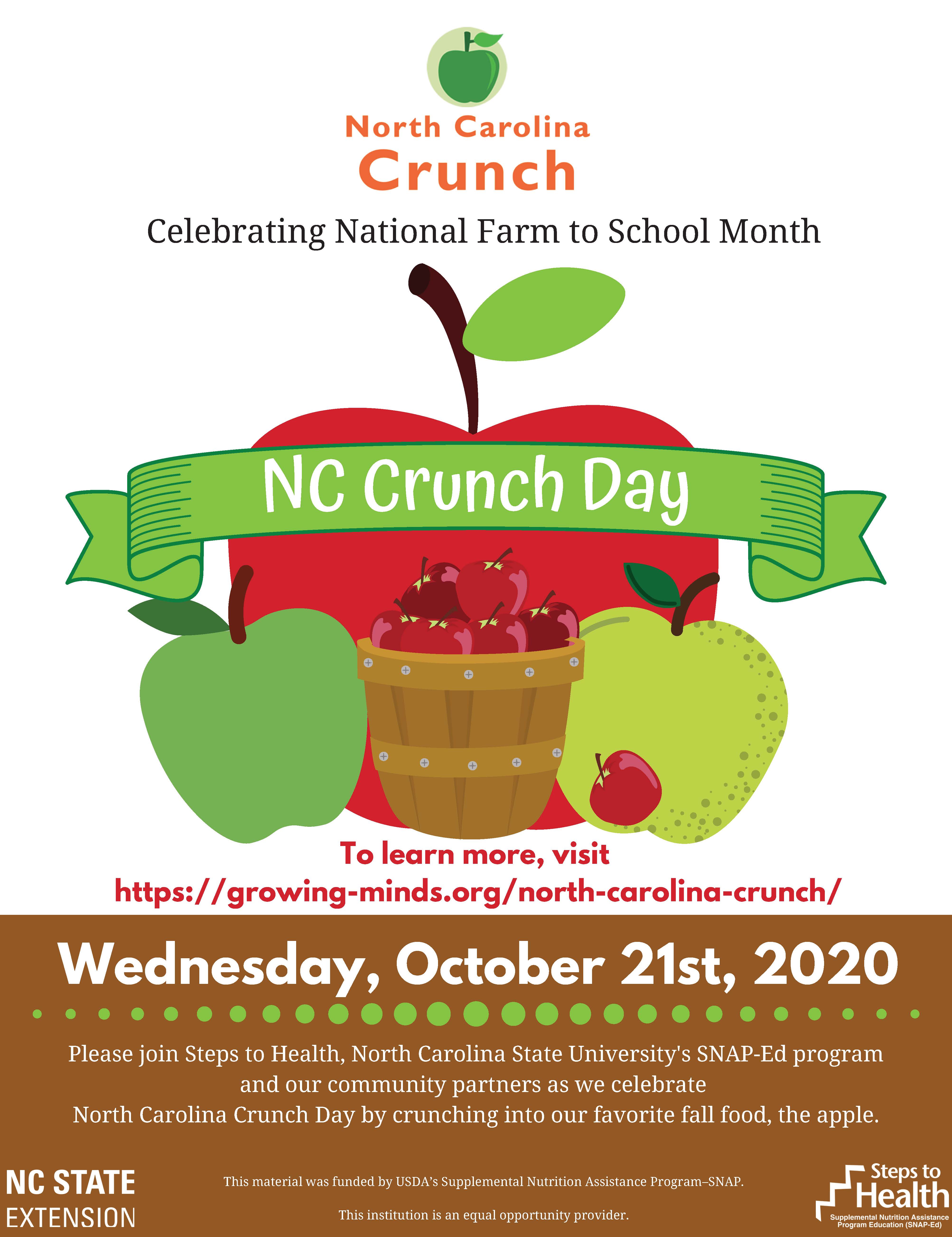 NC Crunch Day flyer