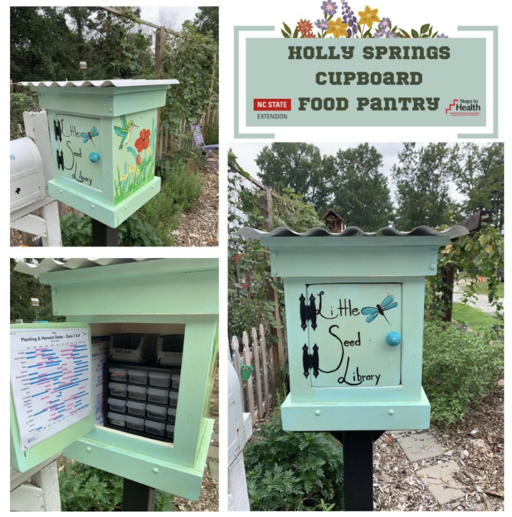 Little Seed Library at Holly Springs Cupboard Food Pantry